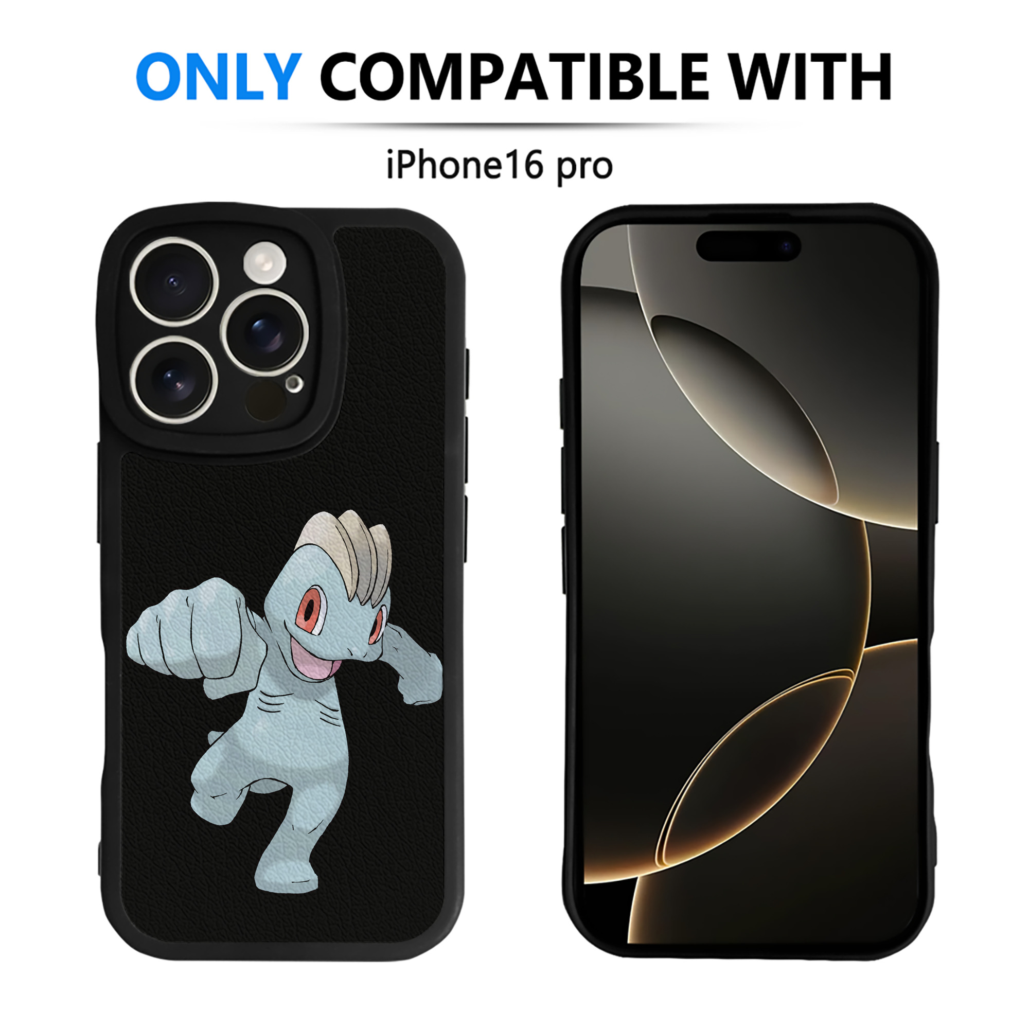 （画像用） ポケットモンスター Pokémon 【iPhone 16シリーズ対応】シリコンスマホケース（レザー調） 材質：シリコン